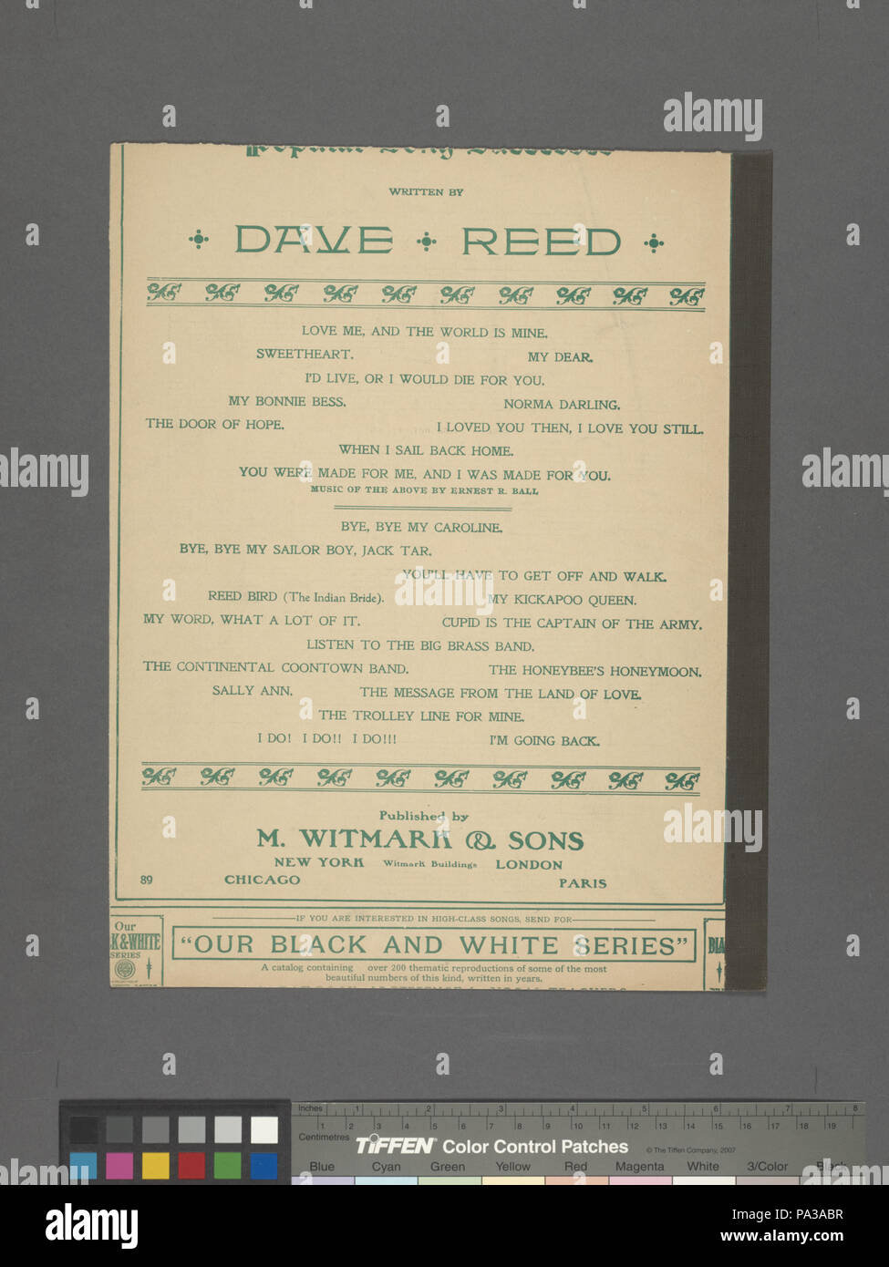 375 De Chef de Unternehmen B (NYPL Hades -454236-1703826) Stockfoto