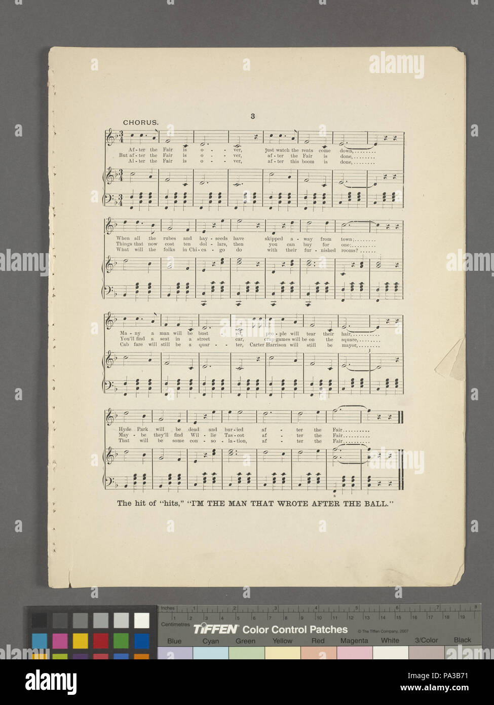 105 Nach der Messe (NYPL Hades -449104-1690304) Stockfoto