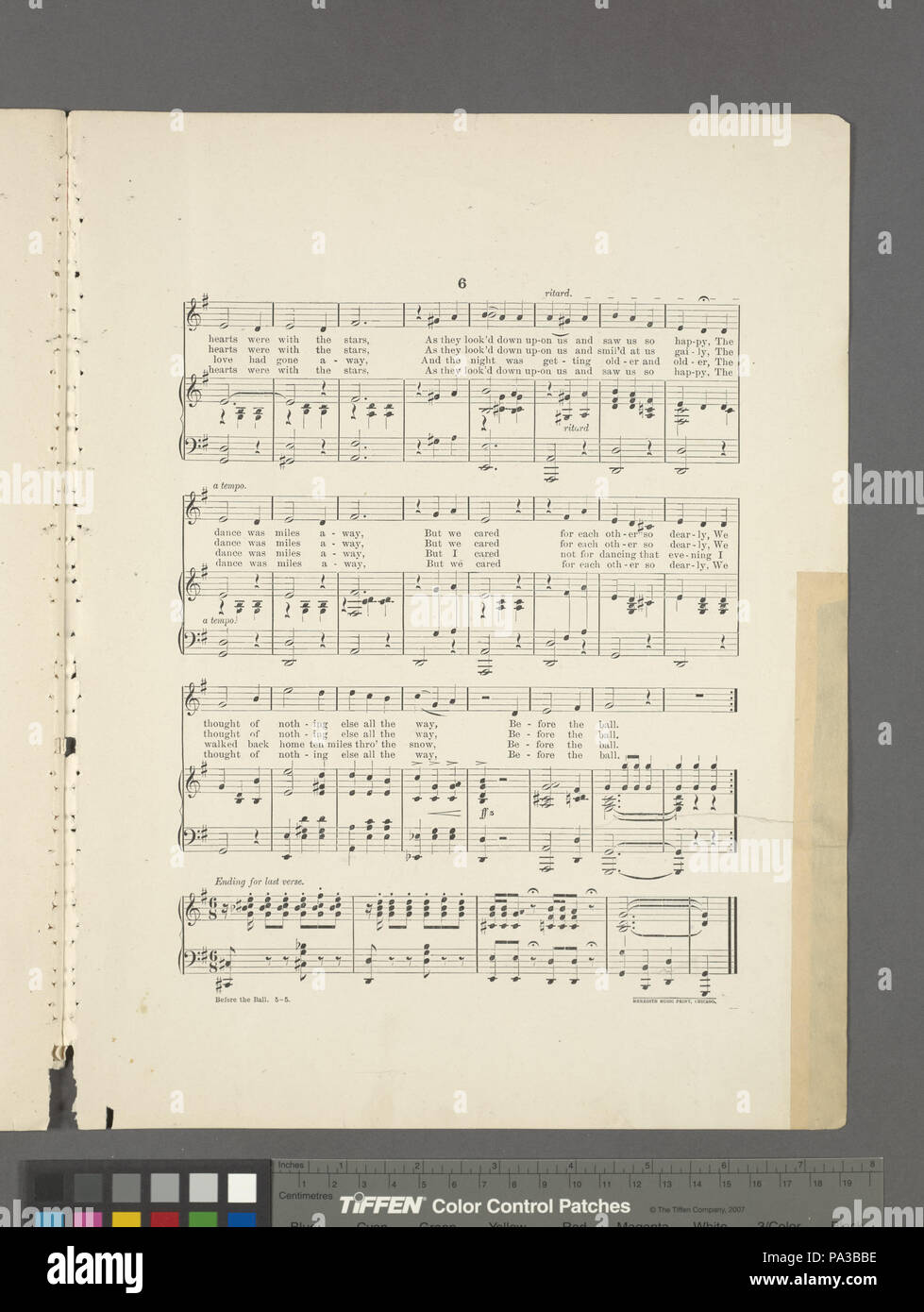 192 Bevor der Ball (NYPL Hades -449121-1690499) Stockfoto