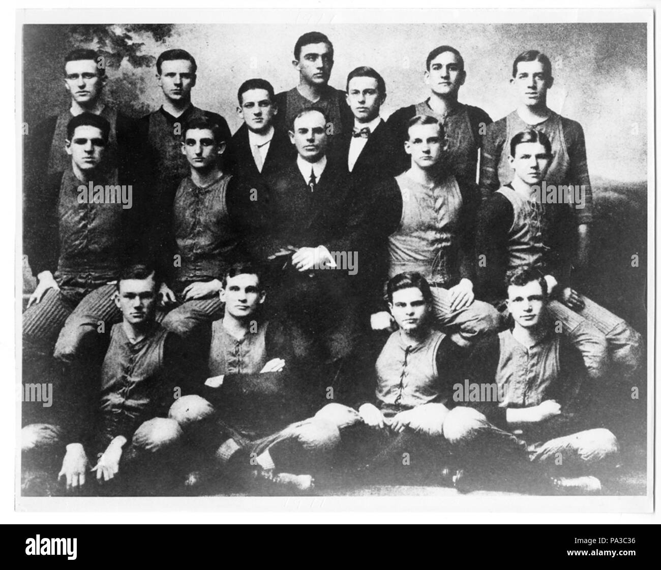 707 Georgia Tech Football Team 1911 Stockfoto