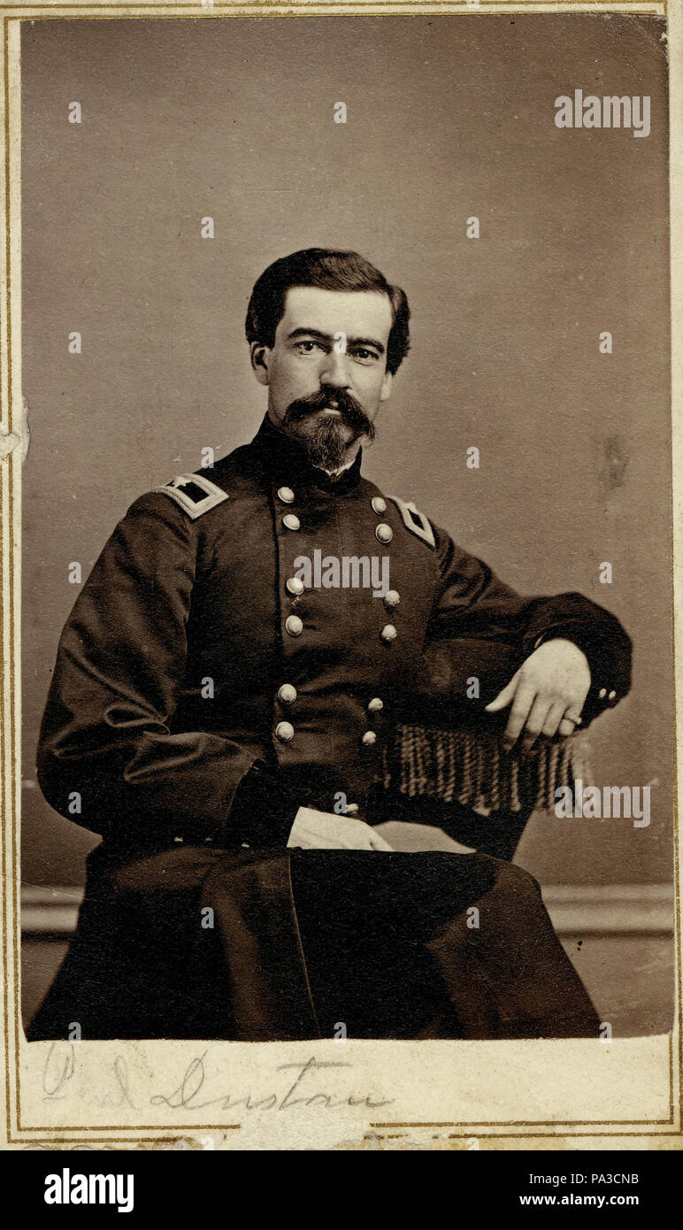 300 Charles W. Dustan, Allgemein, Tennessee Miliz eingeschrieben (Union) Stockfoto