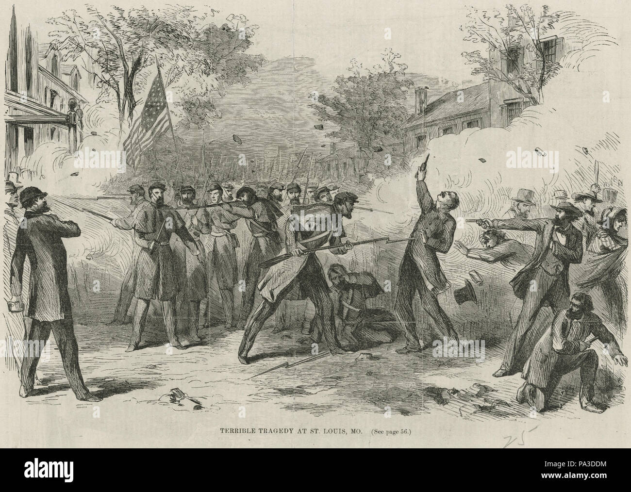 5 "schrecklichen Tragödie in St. Louis". Stockfoto