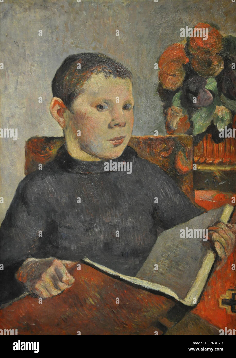 691 Gauguin Porträt der Künstler Sohn Stockfoto