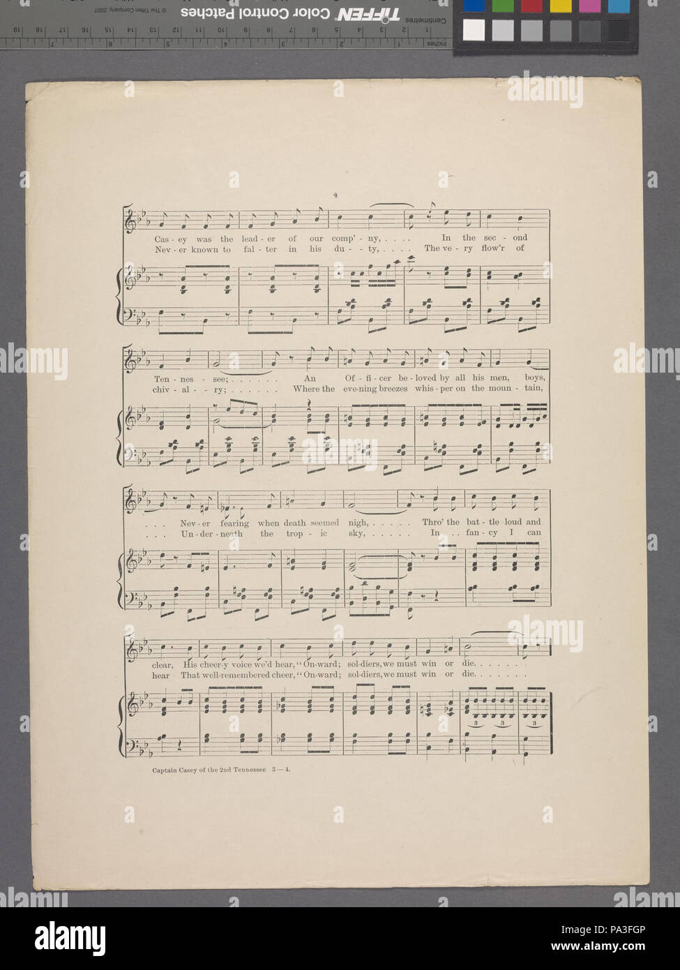279 Kapitän Casey, der 2 Tennessee (NYPL Hades -608898-1956492) Stockfoto
