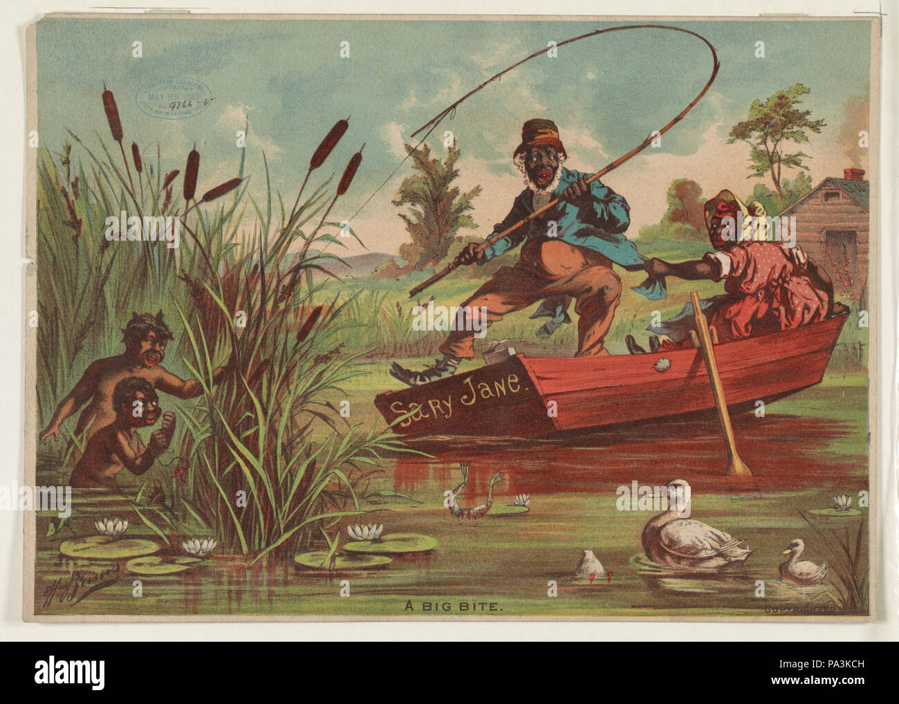 76 einen grossen Bissen LCCN 2003654148 Stockfoto