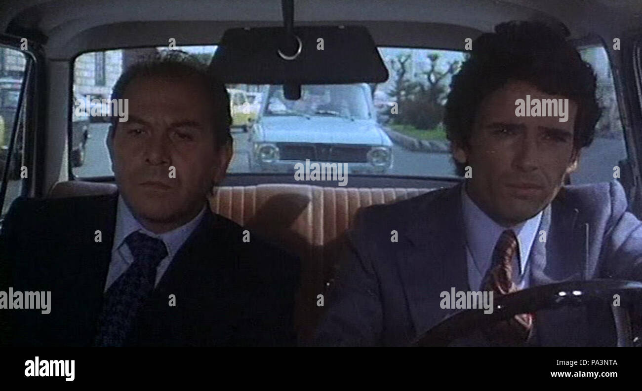 152 La polizia interviene Stockfoto