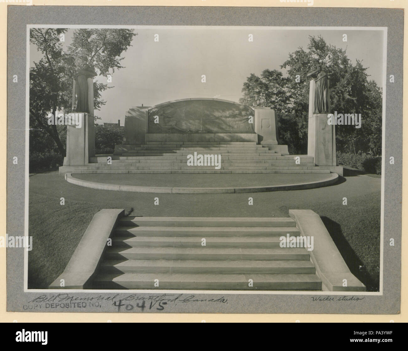 193 Bell Memorial, Brantford, Kanada (HS 85-10 -40415) Original Stockfoto