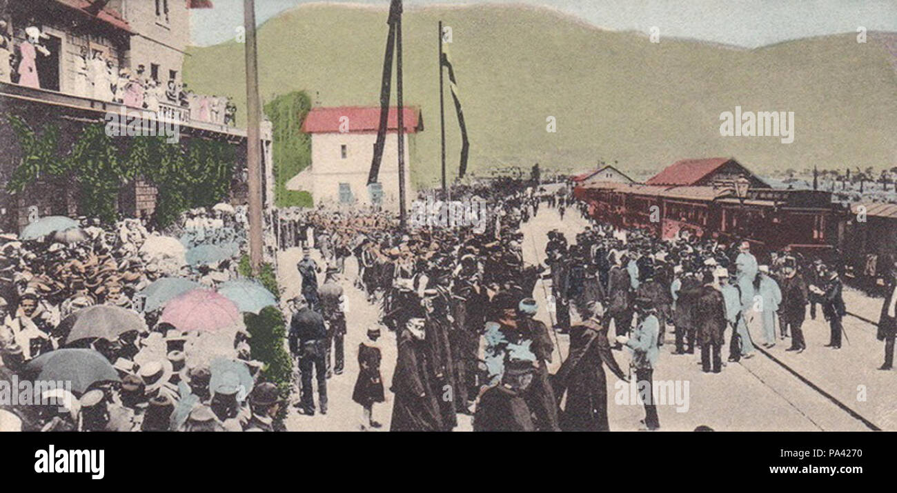 626 Eröffnung Bahn Trebinje Stockfoto