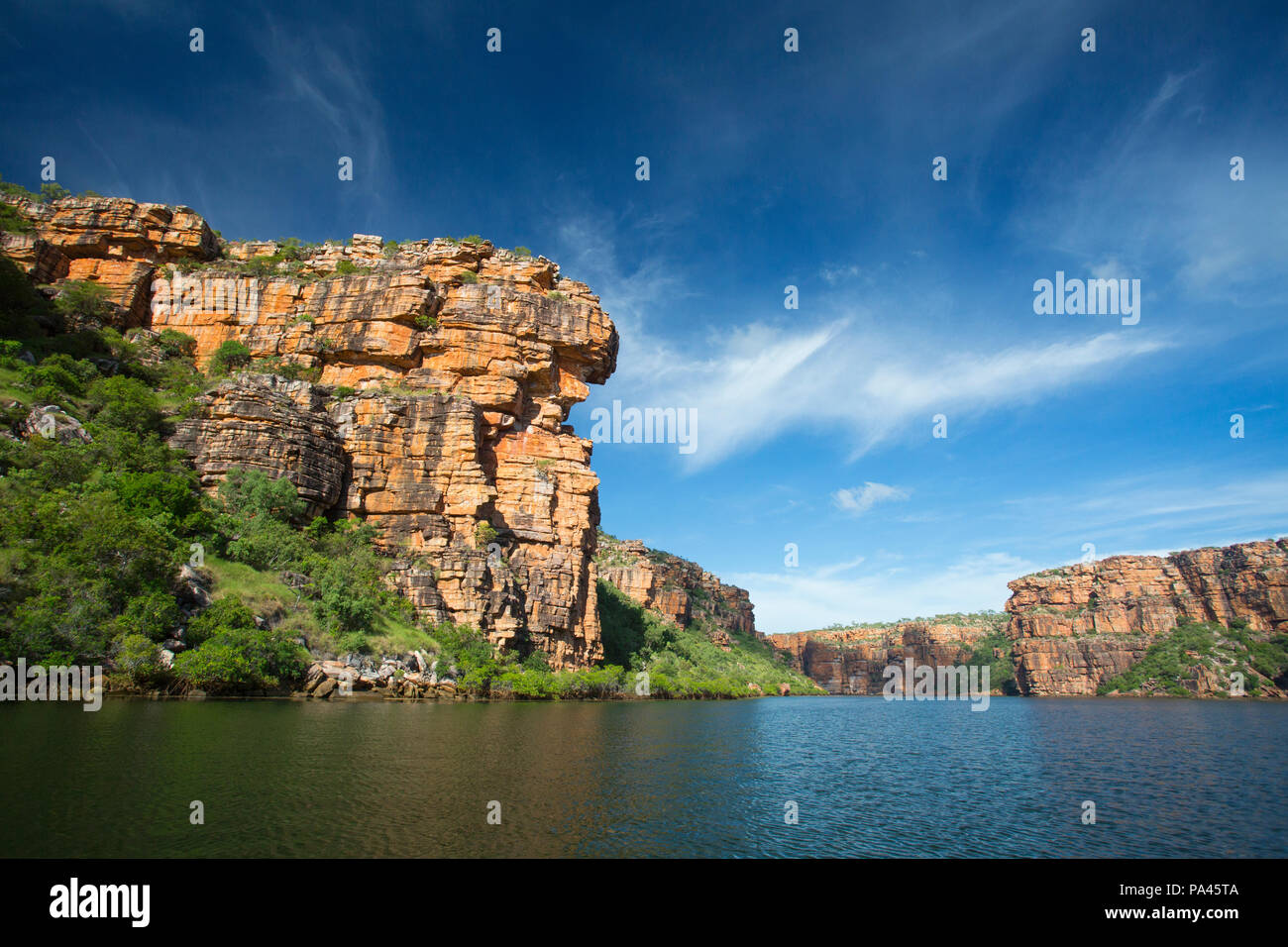 King George River, den Kimberley Stockfoto