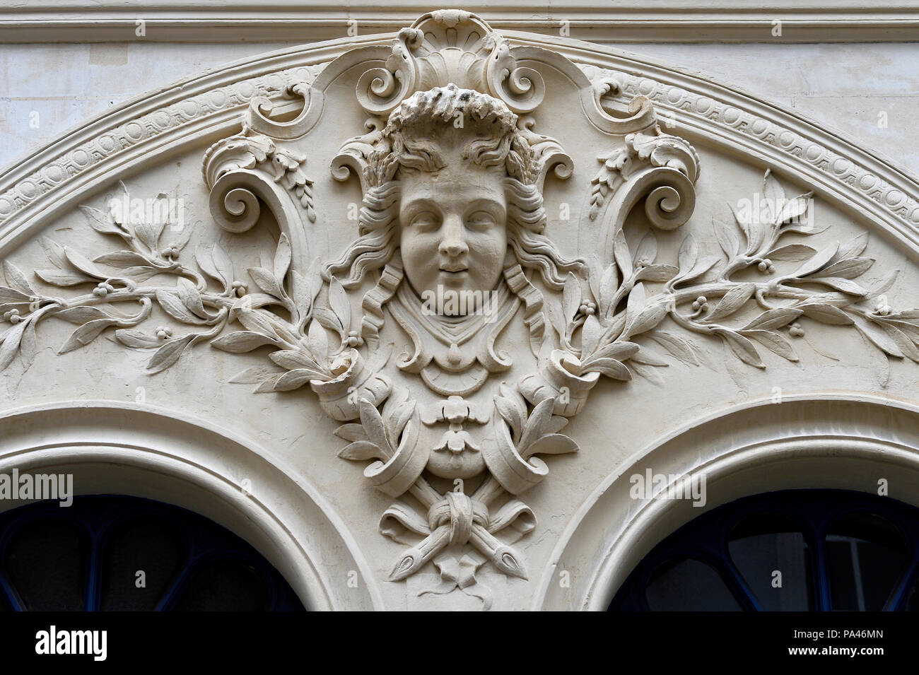 Details von Haussmann - Paris - Frankreich Stockfoto