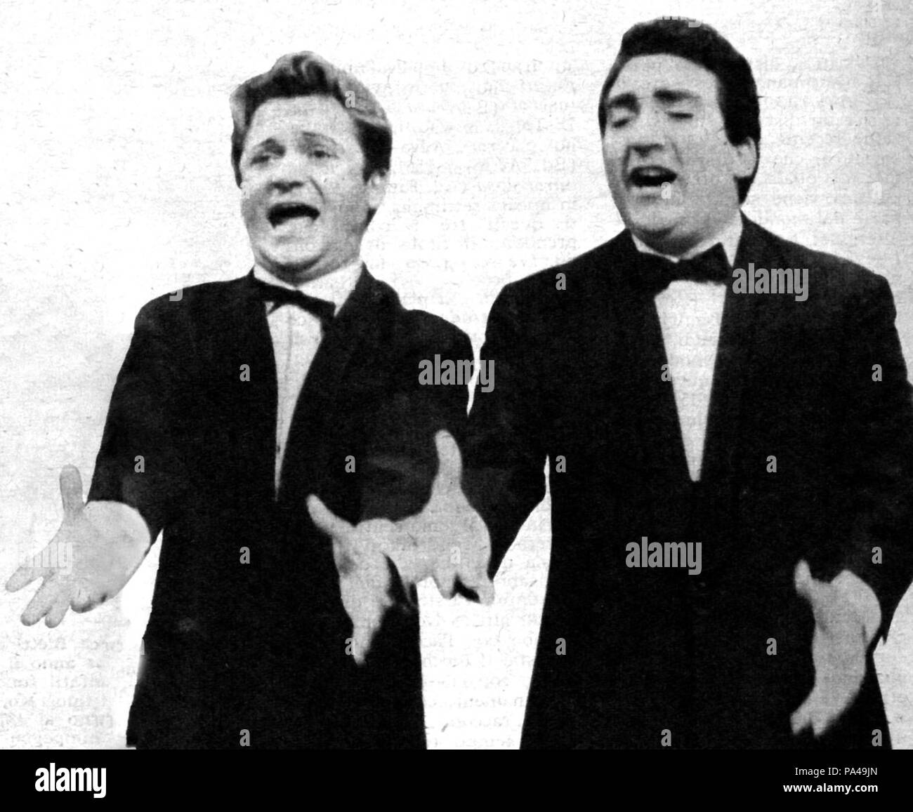 17 Alighiero e Noschese Tony Dallara Stockfoto