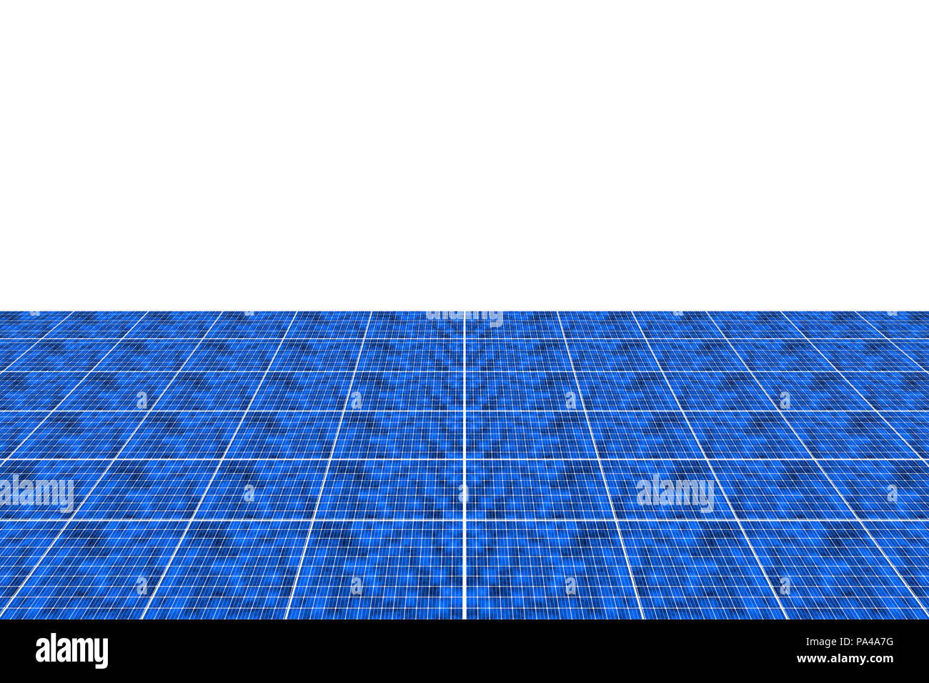Eine Fotografie eines Solarzellen Textur Stockfoto