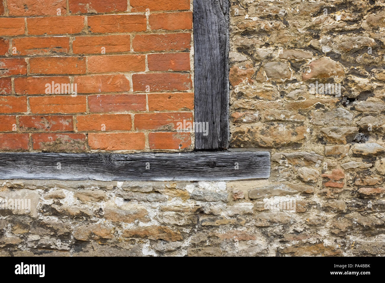 Gebäude im Dorf Lacock in Wiltshire, England. Stockfoto