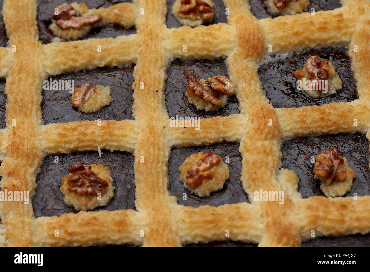 Arabisch Desserts mit Muttern Stockfoto