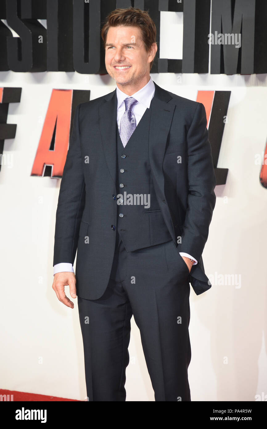 Tom Cruise, Mission: Impossible-Fallout, UK Premiere, Odeon BFI IMAX, Waterloo, London.DE 13.07.18 Stockfoto