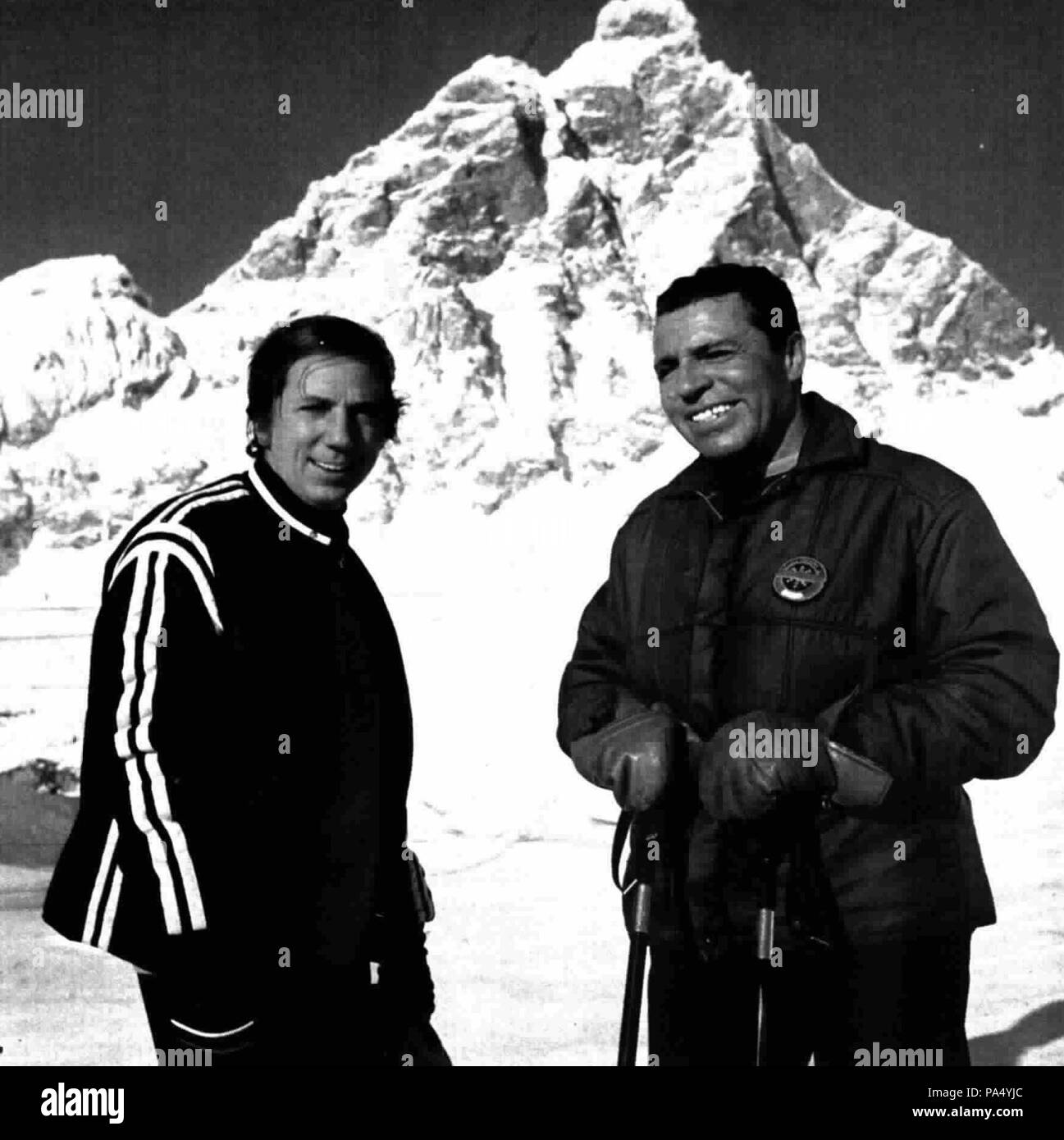 172 Mike Bongiorno und Achille Compagnoni Stockfoto