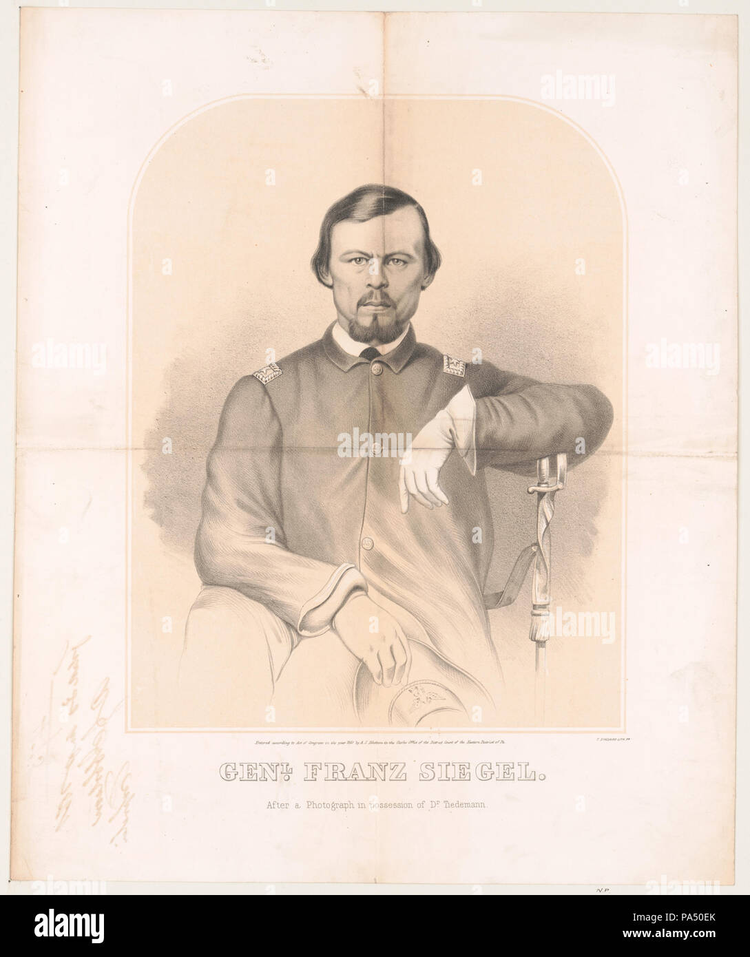 702 Genl. Franz Siegel LCCN 2003662362 Stockfoto