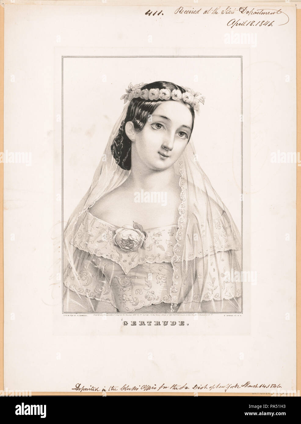 709 Gertrude LCCN 2001700201 Stockfoto