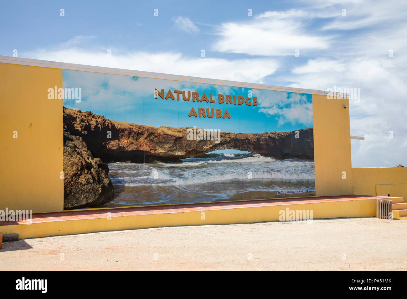 Naturbrücke Poster, Aruba, Karibik Stockfoto