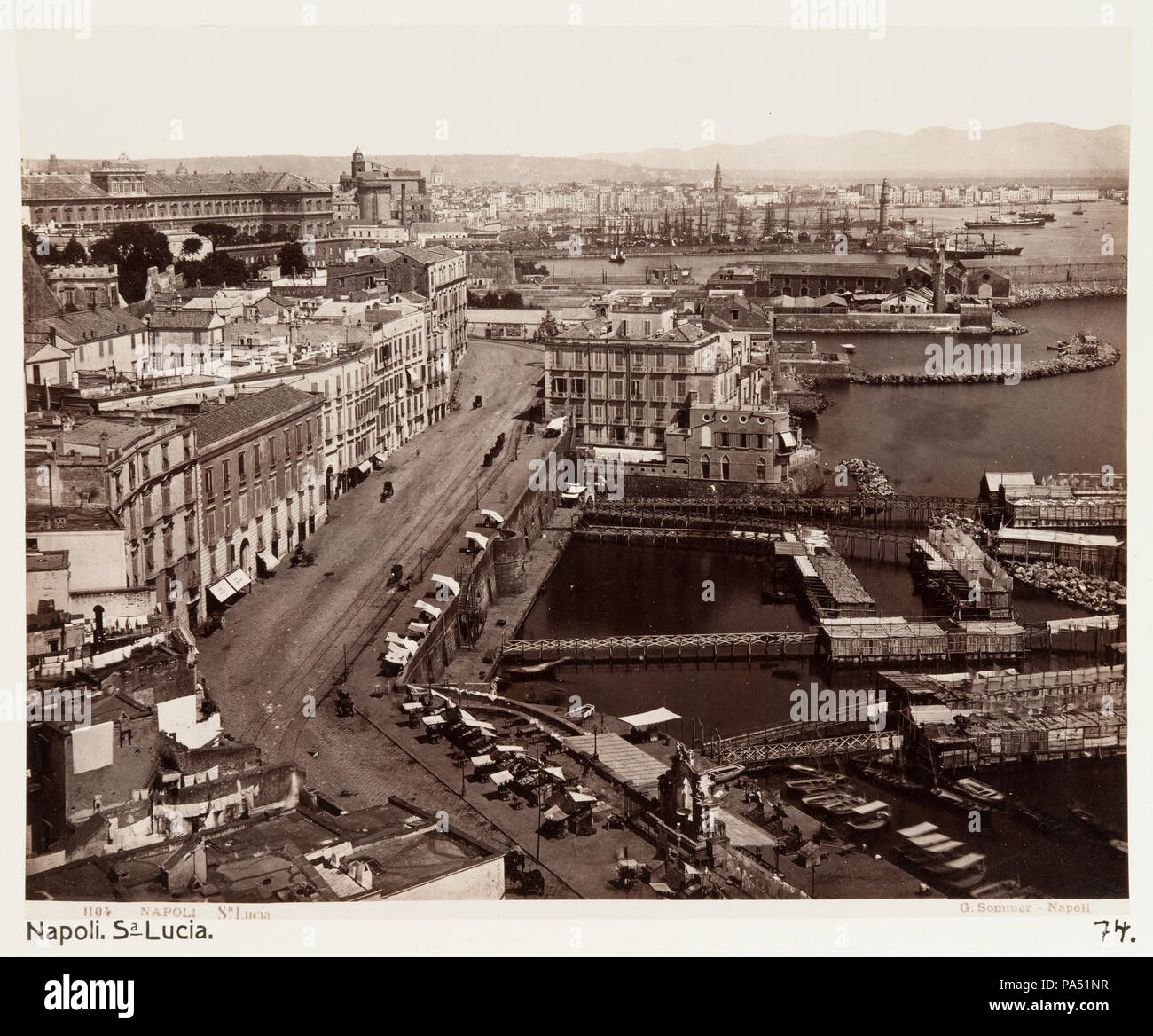 88 Fotografi av Sa Lucia. Neapel, Italien - Hallwylska museet - 106834 Stockfoto
