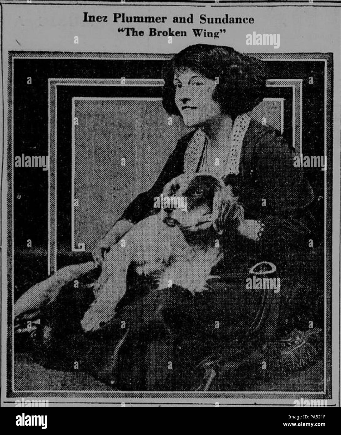 123 amerikanische Schauspielerin Inez Plummer Stockfoto