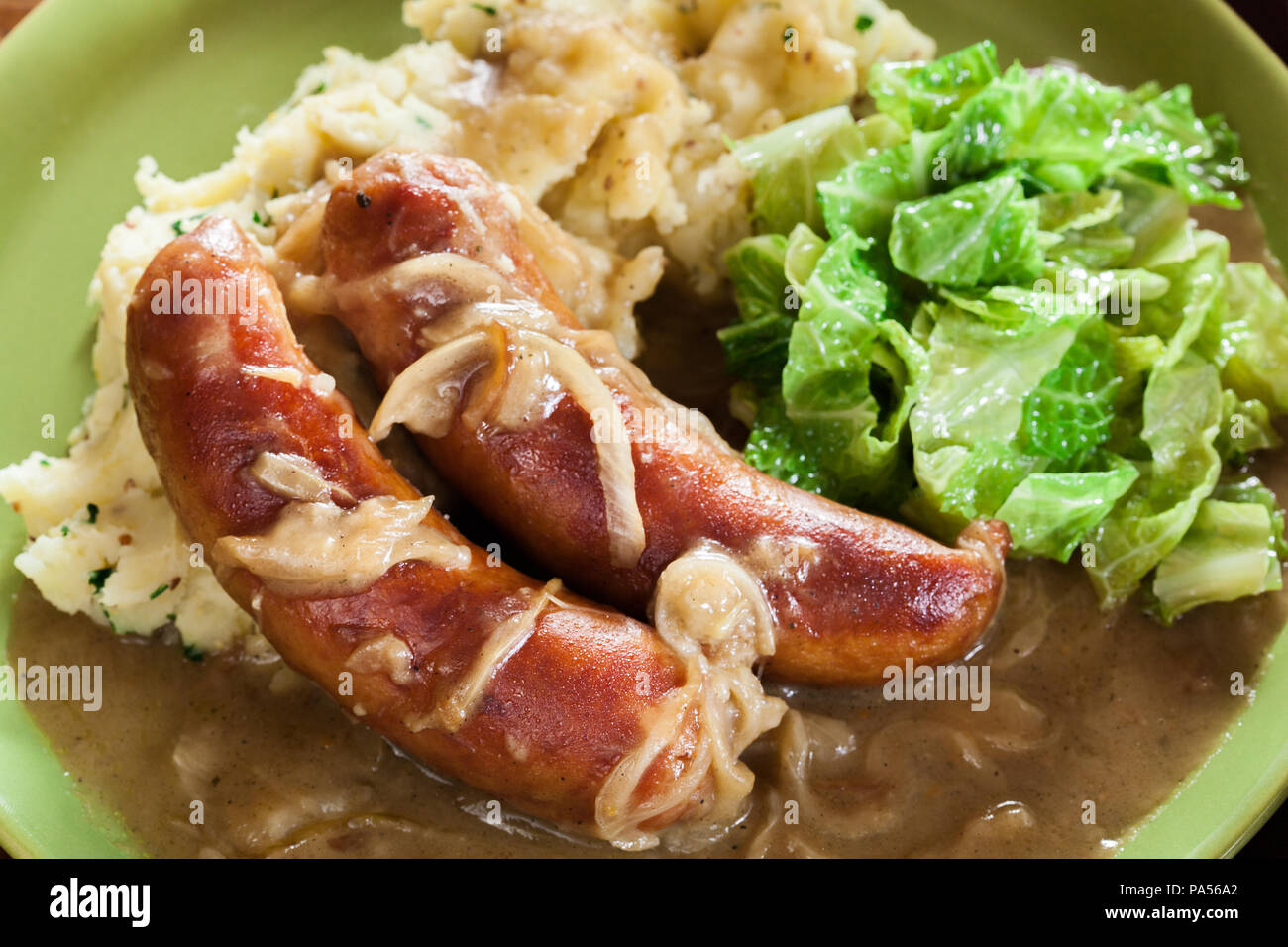 Wurst und kartoffelpüree -Fotos und -Bildmaterial in hoher Auflösung ...