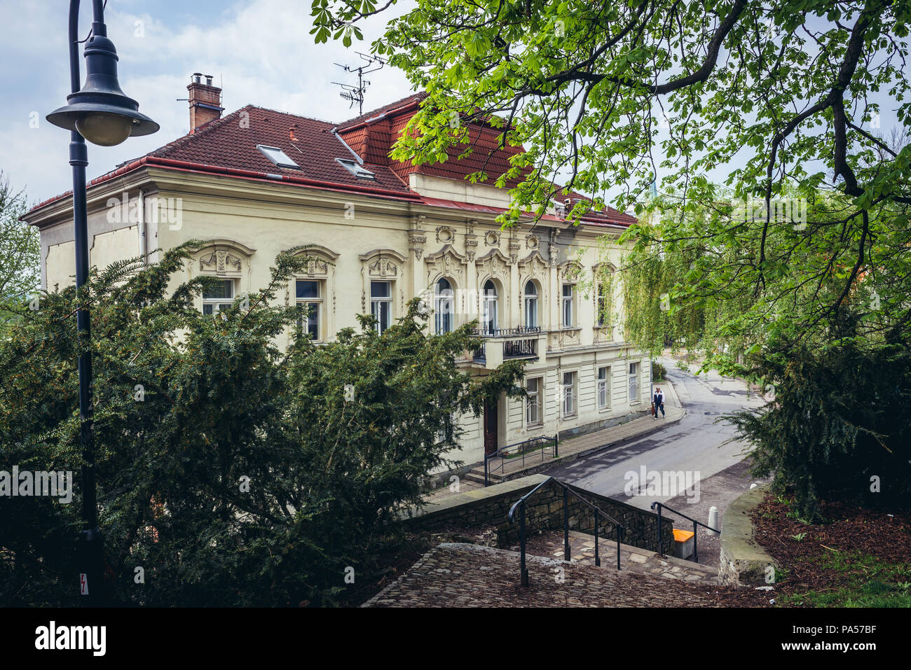 Das Pflegeheim in Frýdek-Místek Stadt in den Mährisch-Schlesischen Region der Tschechischen Republik Stockfoto