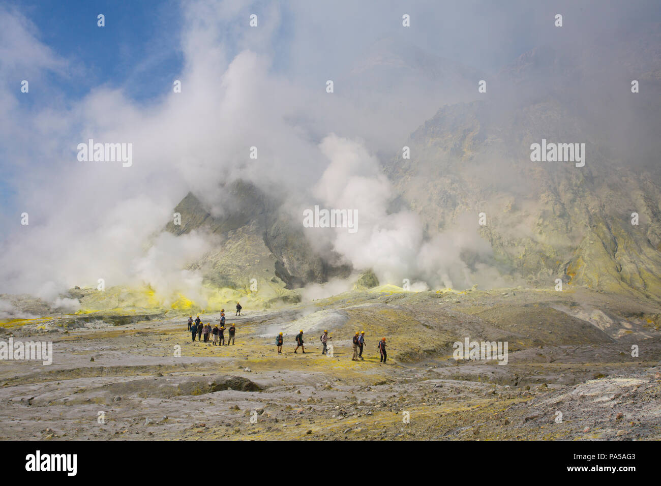 White Island Vulkan, Neuseeland Stockfoto