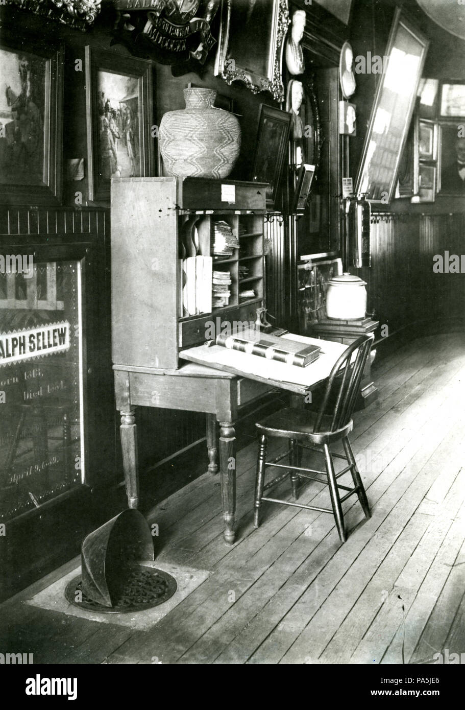 698 Allgemeine US Grant Schreibtisch auf Anzeige an Missouri Historical Society, 1600 Lucas Ort Stockfoto