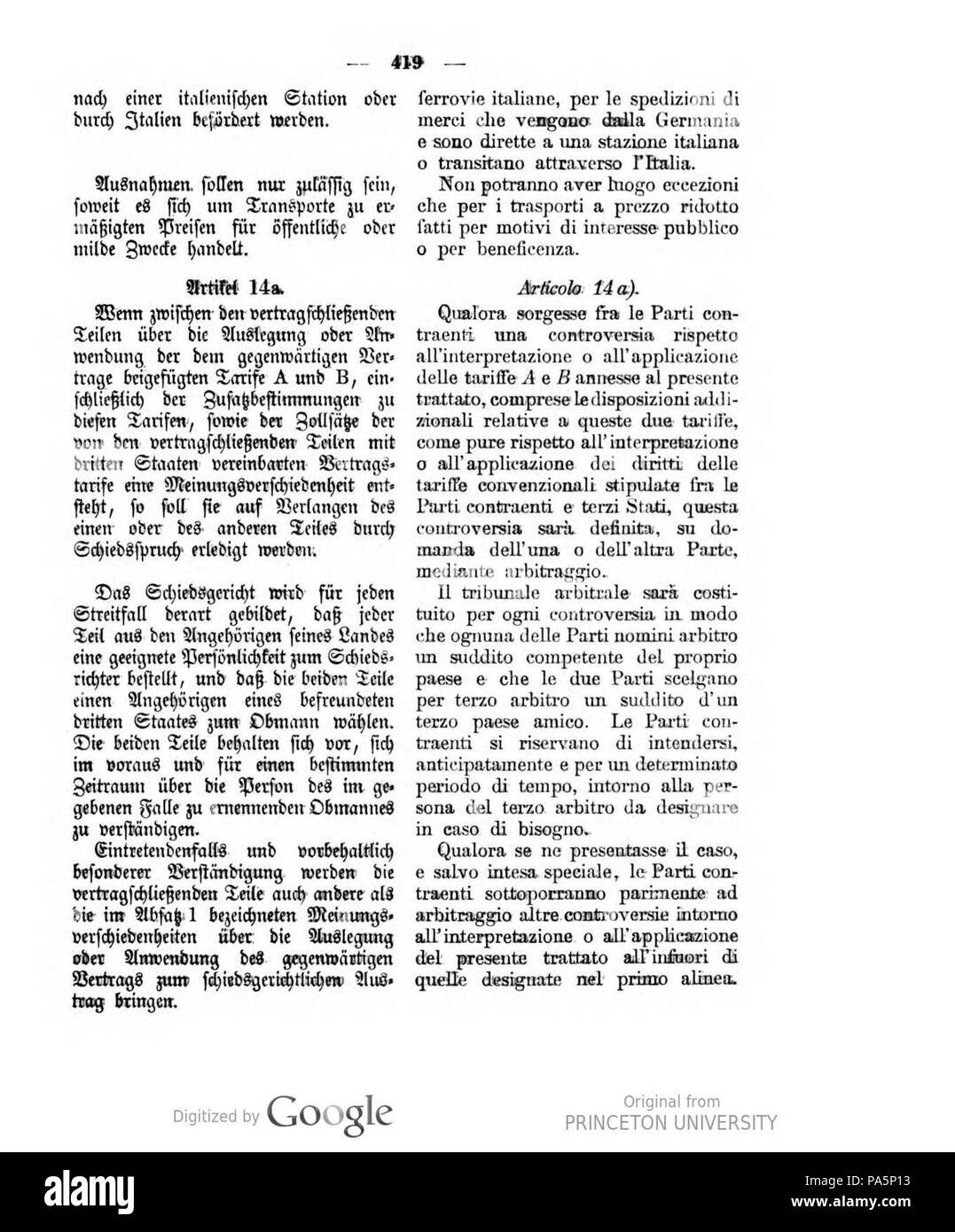 414 Deutsches Reichsgesetzblatt 1905 022 419 Stockfoto