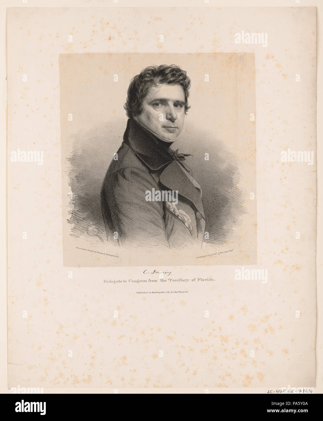 263 C. Downing, Delegierten zum Kongress aus dem Gebiet von Florida LCCN 2003655022 Stockfoto
