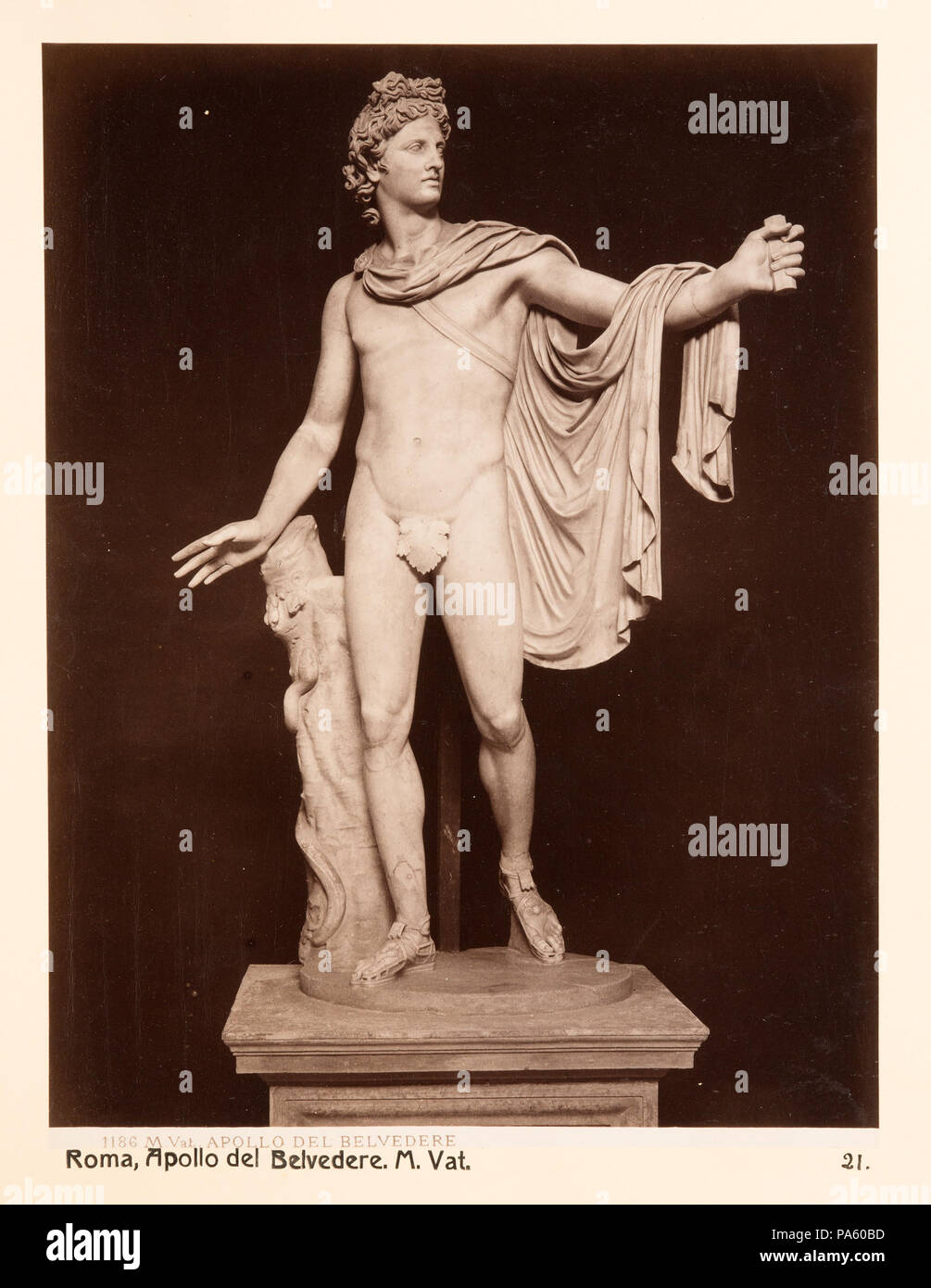 87 Fotografi av Roma. Apollo del Belvedere. M. in der Mwst.-Hallwylska museet - 104741 Stockfoto