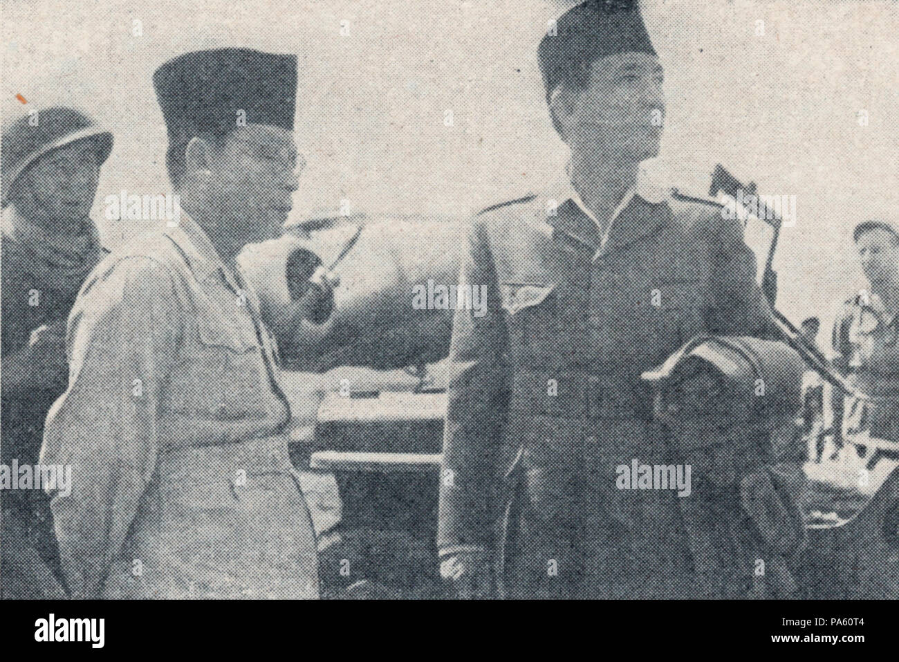 304 Sukarno und Hatta vor dem Exil (1948), Bung Karno Penjambung Lidah Rakjat 235 Stockfoto