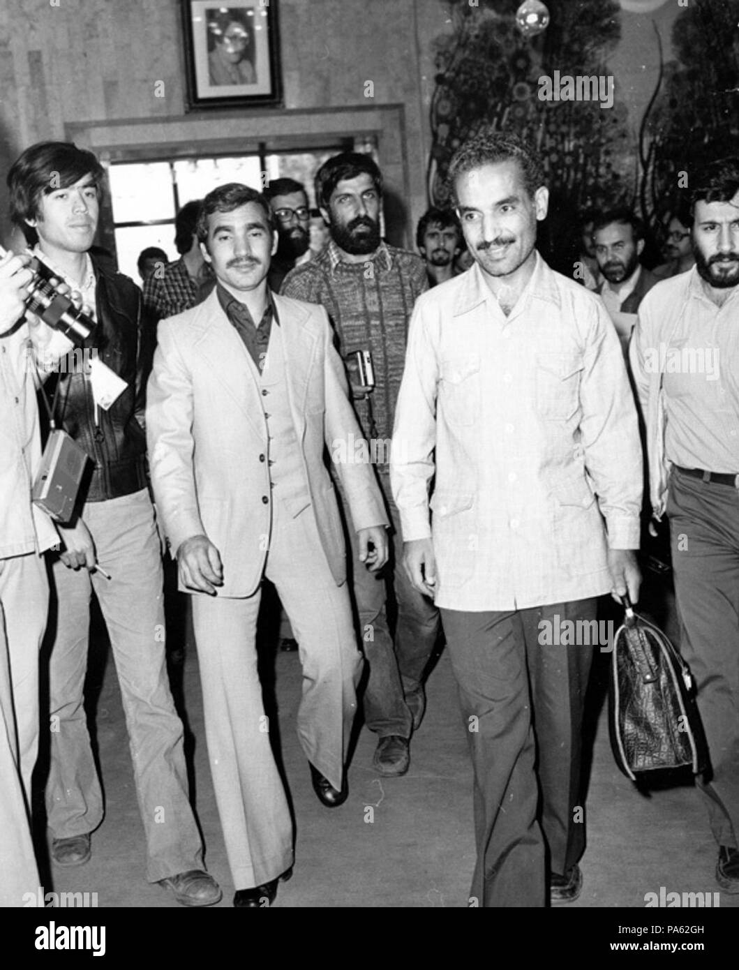 201 PM Rajai tritt in sein Büro Stockfoto