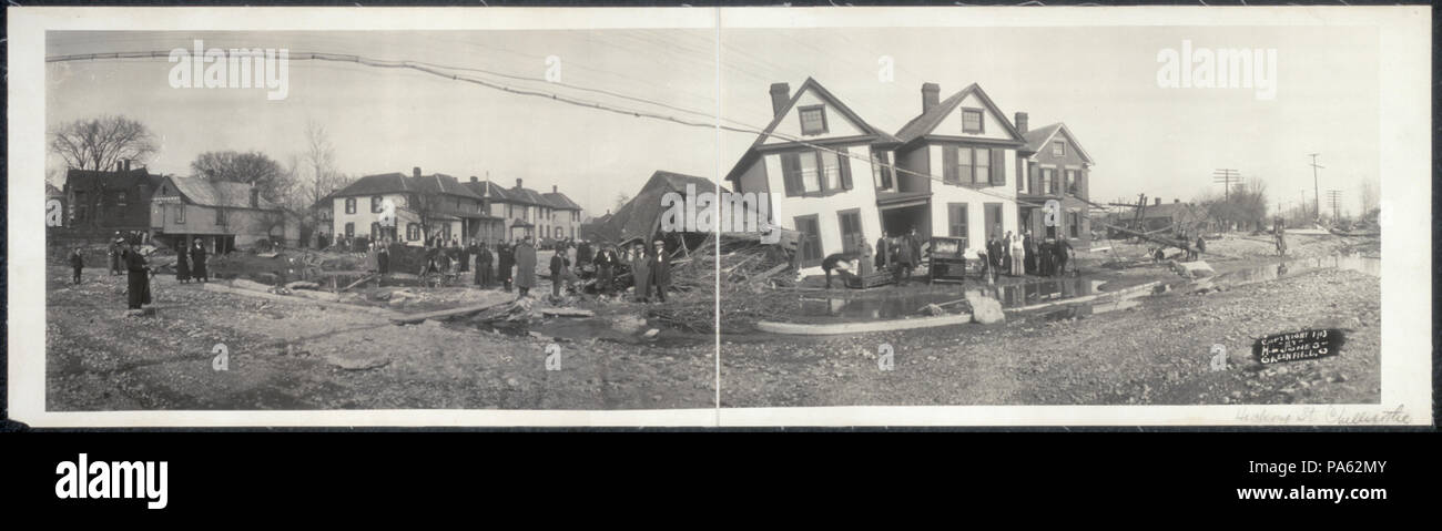 655 Flut Zerstörung im Süden Hickory St., Chillicothe, Ohio LCCN 2007662659 Stockfoto