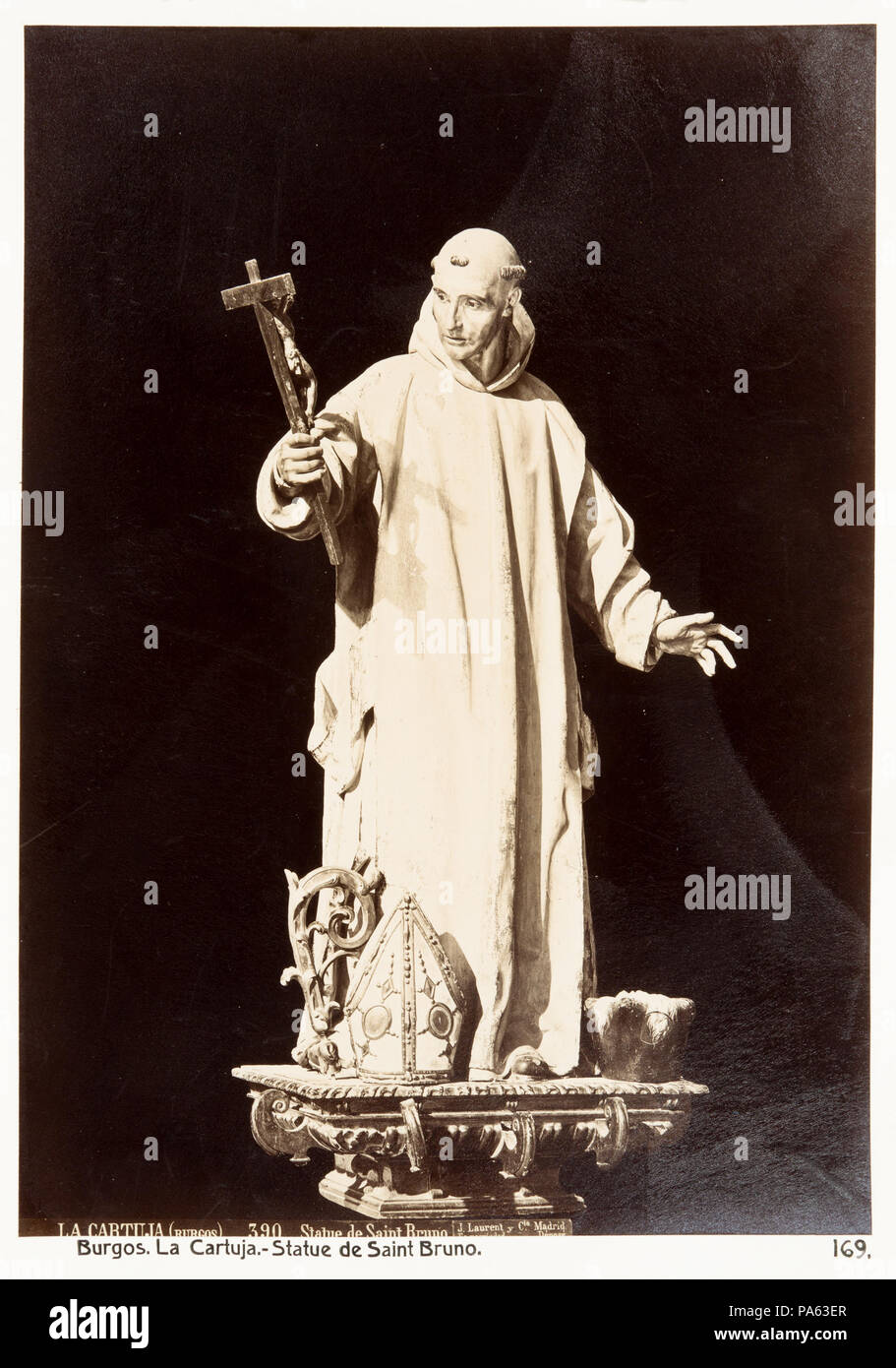 86 Fotografi av-Burgos. La Cartuja statue de Saint Bruno - Hallwylska museet - 105350 Stockfoto
