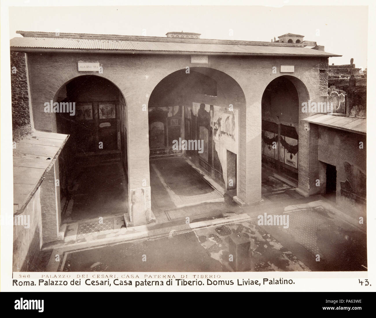 221 Romerskt Hus, City Hotel Matyas Villa - Hallwylska museet - 107553 Stockfoto