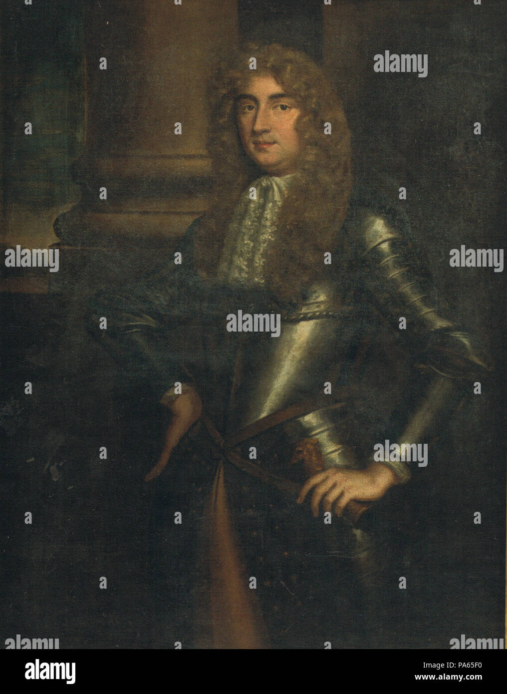 . Englisch: Charles Dormer (1632-1697), 2. Earl von Carnarvon, 3. Baron Gaube, 50 x 40 cm. Verkauft bei Bearnes, Hampton & Littlewood, Exeter, Großbritannien, 8. Juli 2014, Los 273. Vor 1700 298 Charles Dormer (1632-1697), 2. Earl von Carnarvon, 3. Baron Gaube, 50 x 40 Zoll Stockfoto