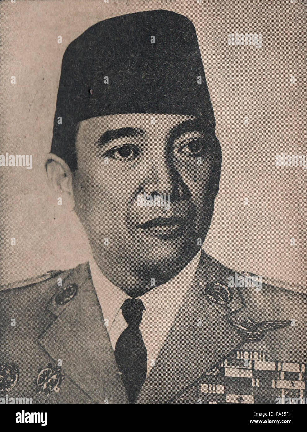 305 Sukarno, Sang Saka Melanglang Djagad, p12 Stockfoto