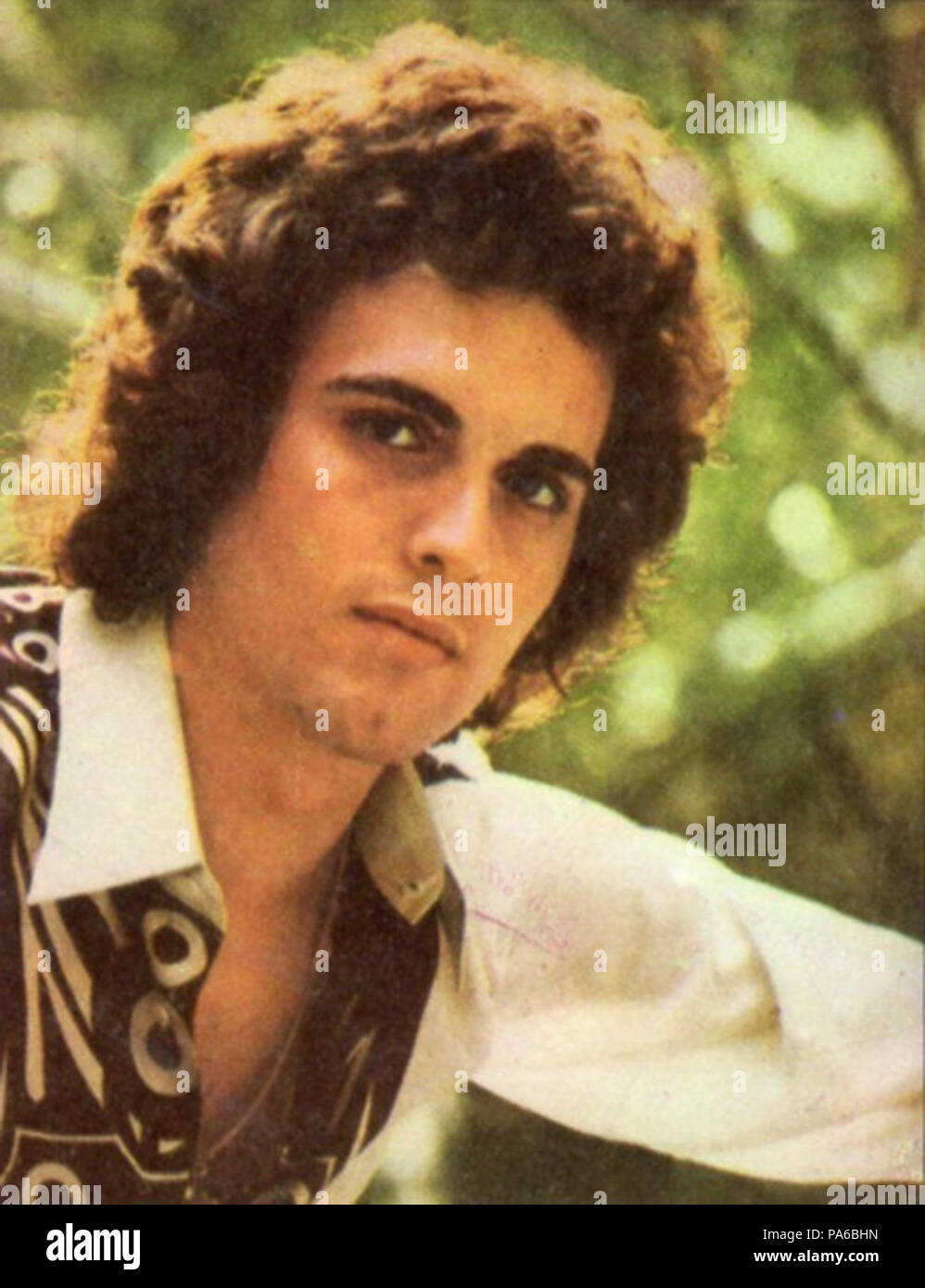 127 italienische Sänger Christian 1972 Stockfoto