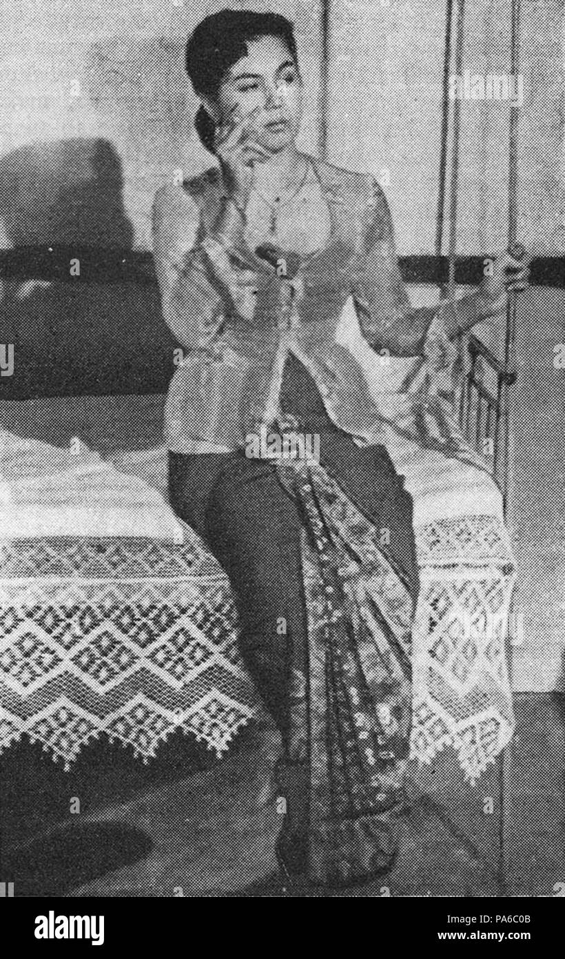 62 Dhalia in Lewat Djam Malam 3, Film Varia 1.6 (Mai 1954), p 10. Stockfoto