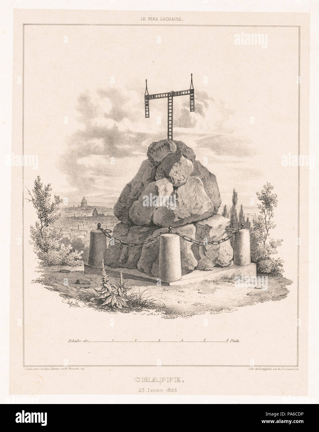 296 Chappe LCCN 2003666920 Stockfoto