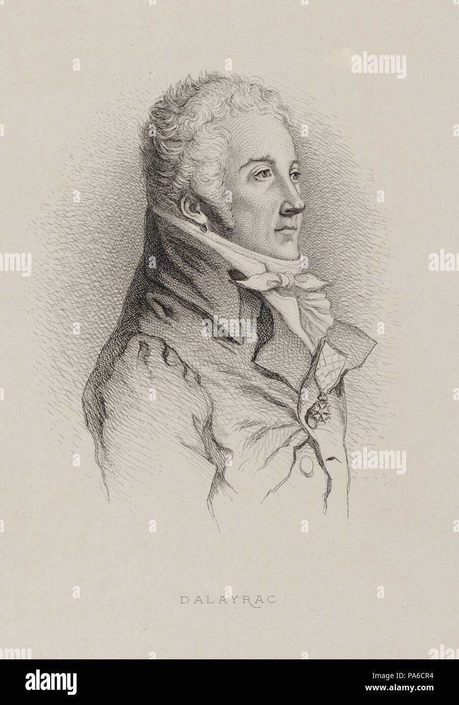 Portrait des Komponisten Nicolas Dalayrac (1753-1809). Museum: private Sammlung. Stockfoto