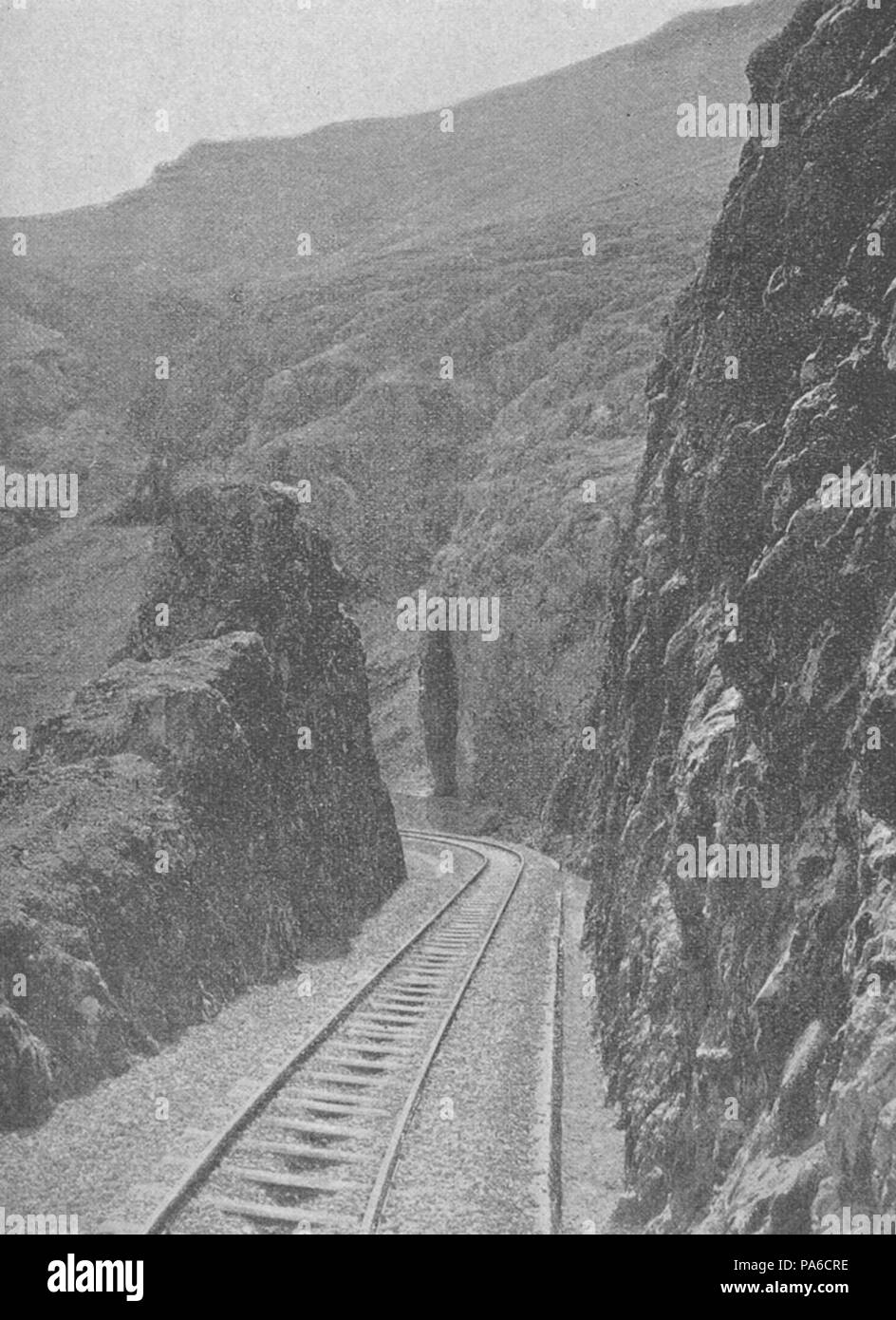 193 Beirut-Damaskus im Tal von Barada Stockfoto