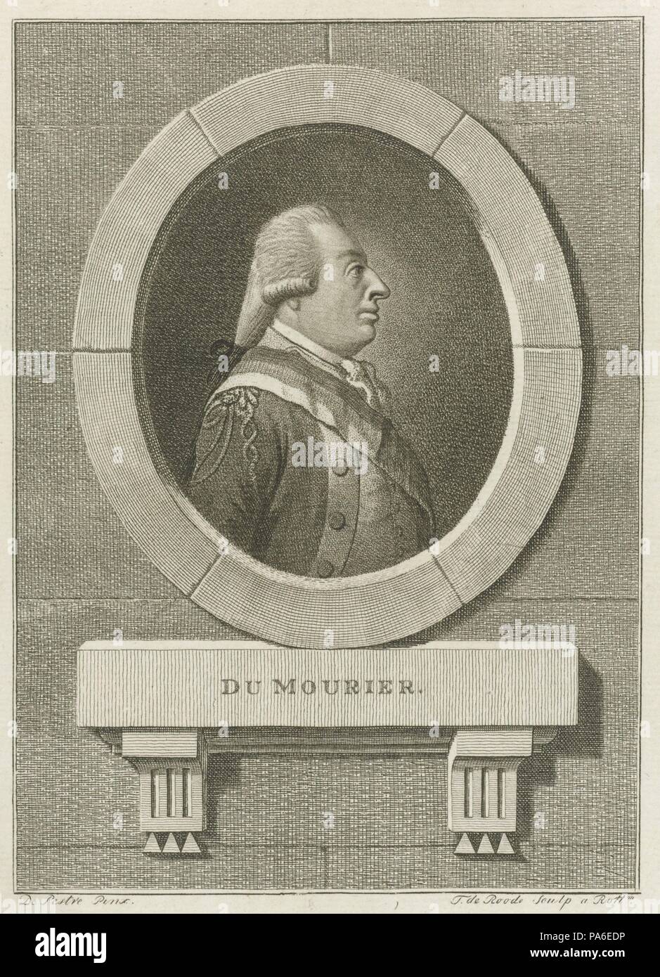 Allgemeine Charles-Fran çois Du Périer Dumouriez (1739-1823). Museum: private Sammlung. Stockfoto