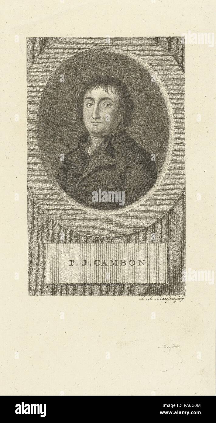 Portrait von Pierre Joseph Cambon (1756-1820). Museum: private Sammlung. Stockfoto