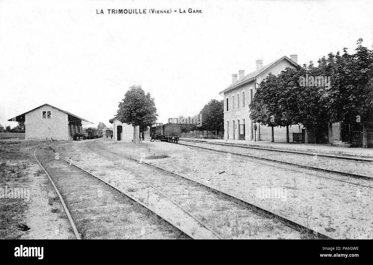 689 GareLaTimouille 1900 Stockfoto