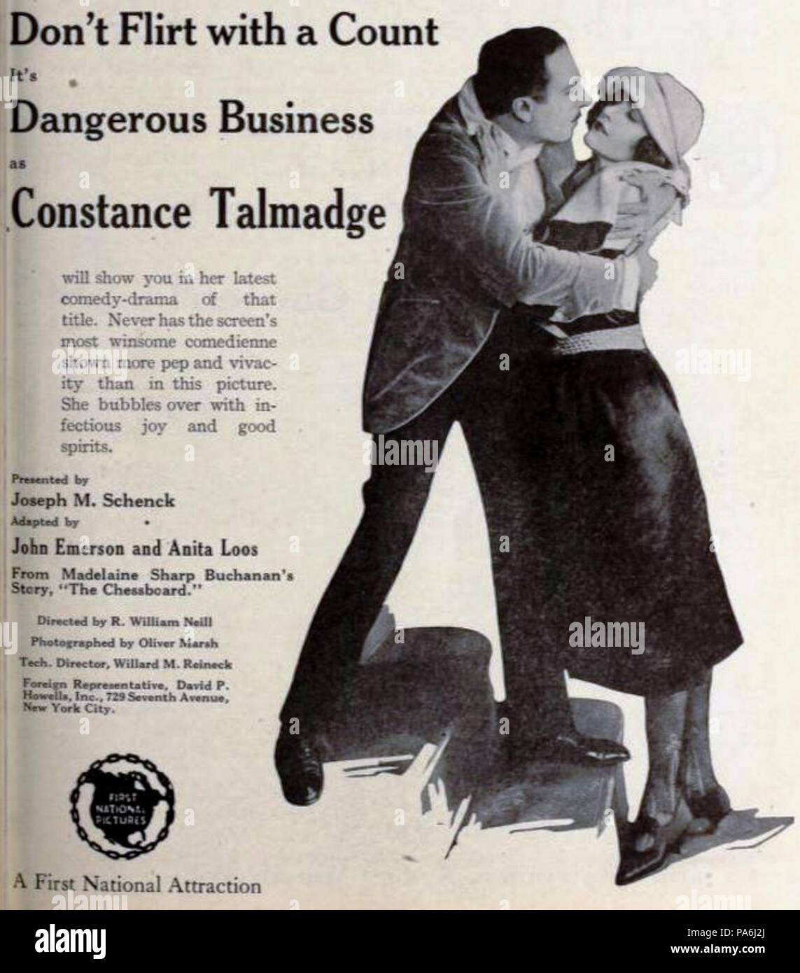 370 gefährlichen Geschäft (1920) - 3. Stockfoto