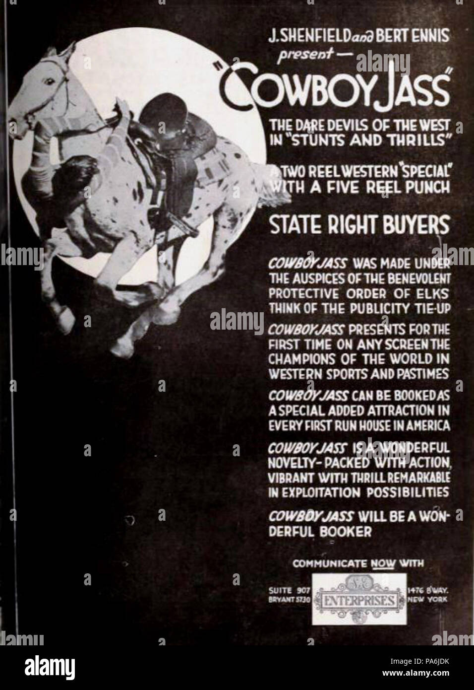 355 Cowboy Jazz (1920) - 1. Stockfoto
