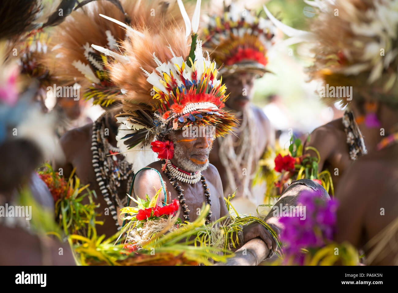 Tufi Dorf, Papua-Neuguinea Stockfoto